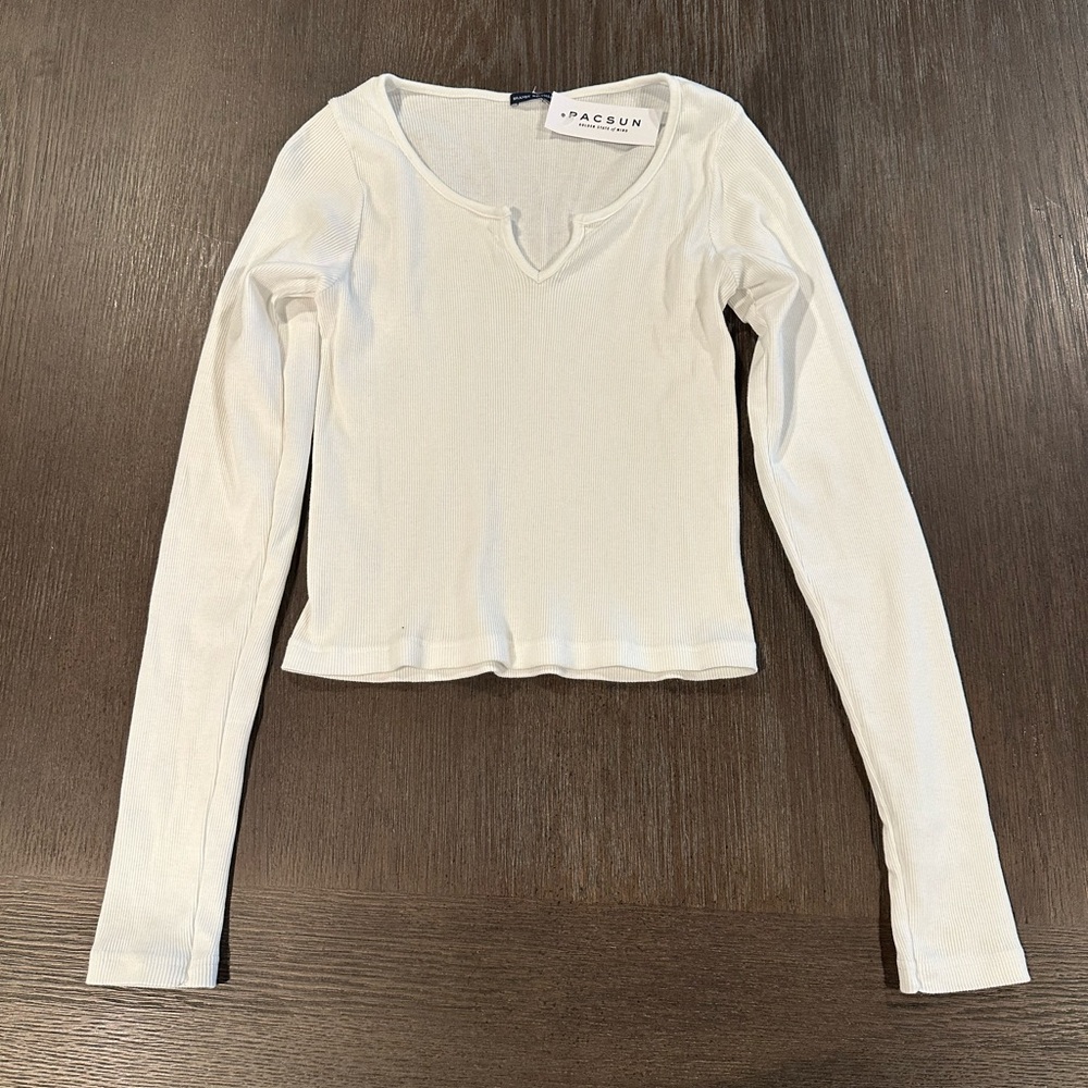 White Brandy Melville Long Sleeve